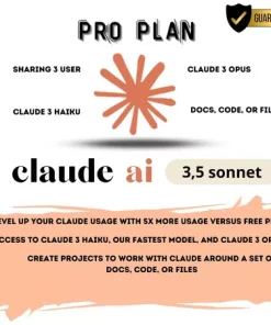 Claude AI Pro at Cheap Price 1 Month